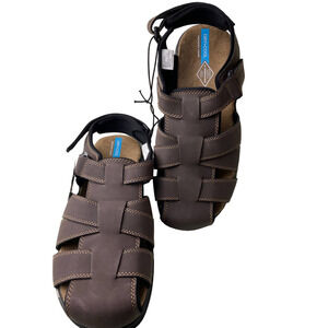 Gorpcore St Johns Bay Mens 12M Monk Strap Covered Toe Beach Summer Sandals NWT